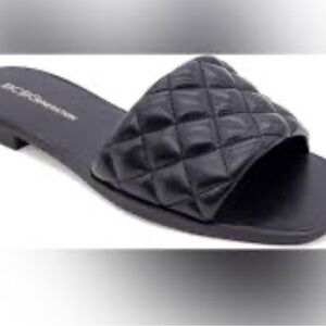 BCBGeneration Black Quilted Women's Shoes